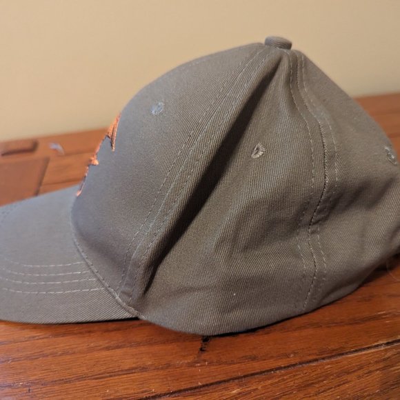 NRA Hat Men's Embroidered Eagle Strap Back Baseball/Trucker Cap Khaki/Olive - Picture 3 of 8